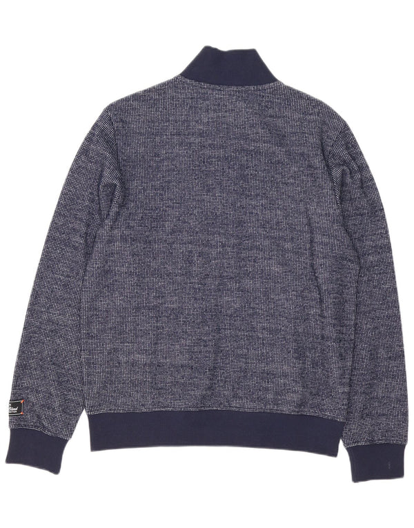 Pulover cardigan pentru bărbați Sun68 Poliester bleumarin mediu