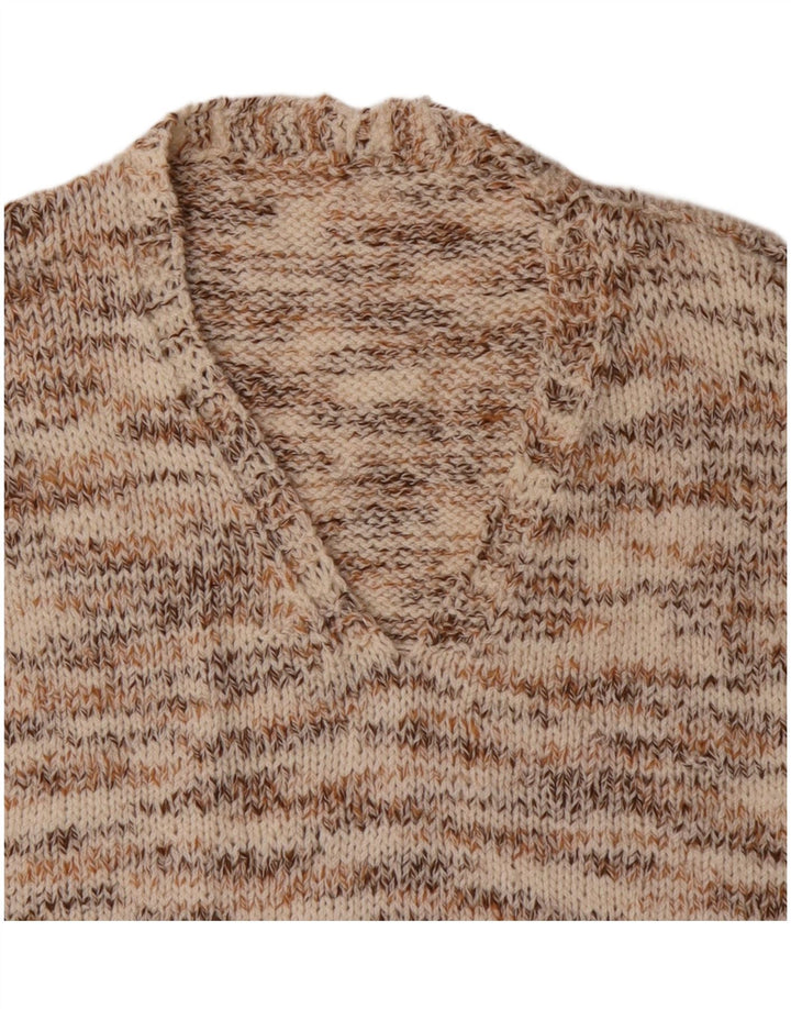 Vestă Vintage pentru bărbați Tank Top mare Bej pete