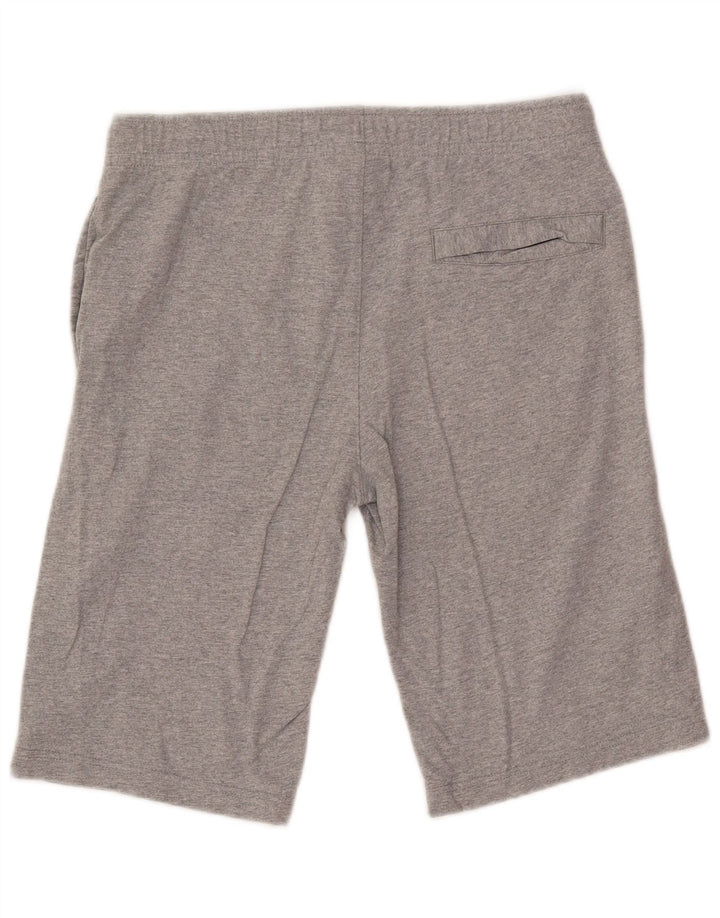 Pantaloni scurți sport NIKE pentru bărbați, bumbac cu pete gri medii