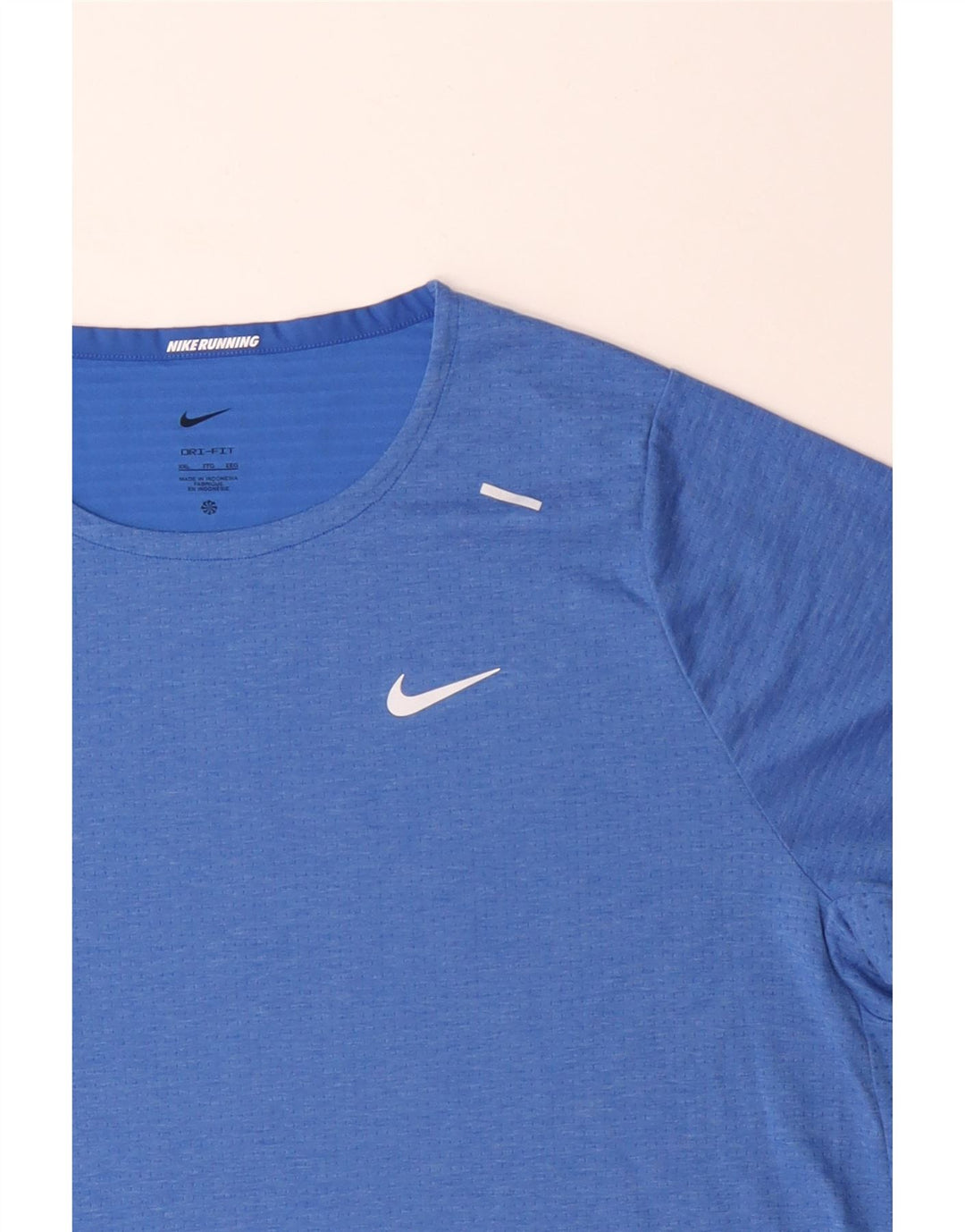 Tricou pentru bărbați NIKE Dri Fit Top 2XL, poliester albastru