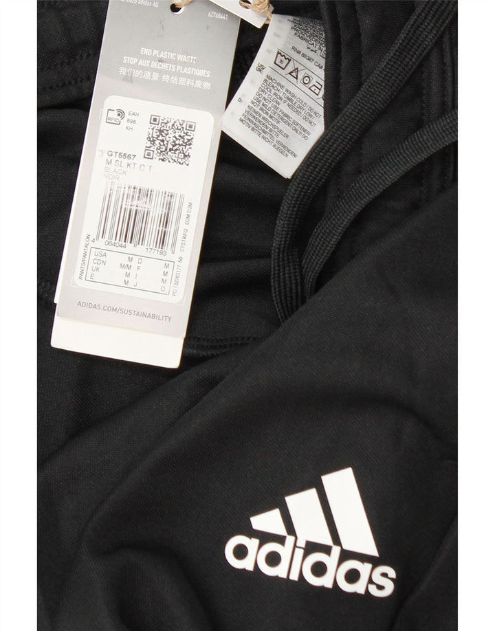 Pantaloni de trening Adidas pentru bărbați Joggeri poliester mediu negru