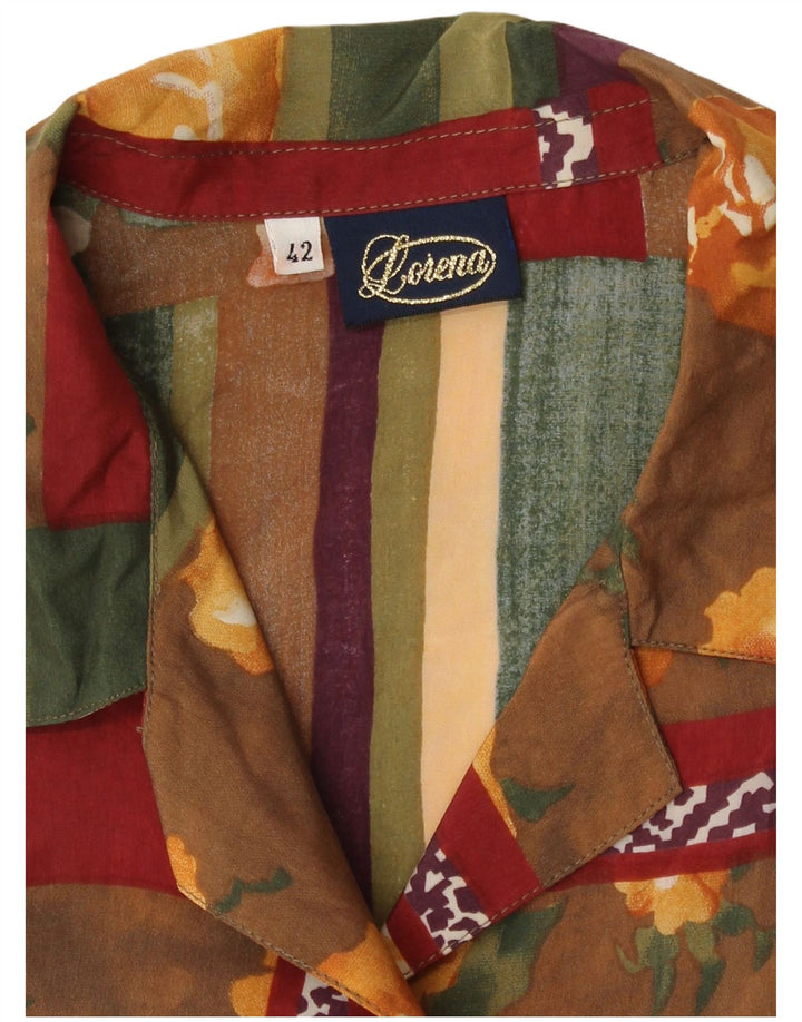 Bluză cămașă pentru femei Lorena IT 42 Medium Multicolor Patchwork Retro