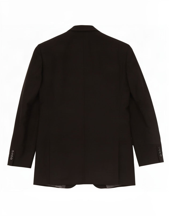 Jachetă pentru bărbați Marks & Spencer, lungă cu 3 nasturi, UK 40 Medium Black