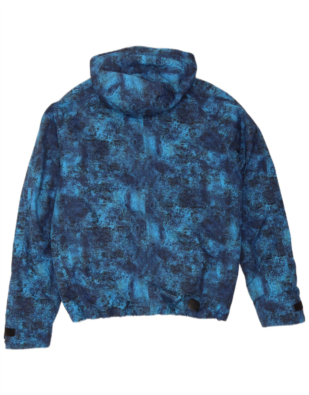 Jachetă de vânt cu glugă pentru bărbați CHIEMSEE UK 38 Medium Blue Tie Dye