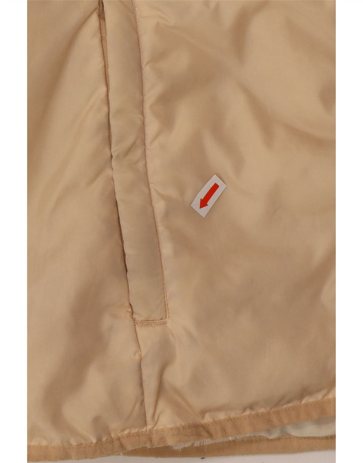 Gilet căptușit pentru femei LOTTO UK 8 Small Beige Nylon