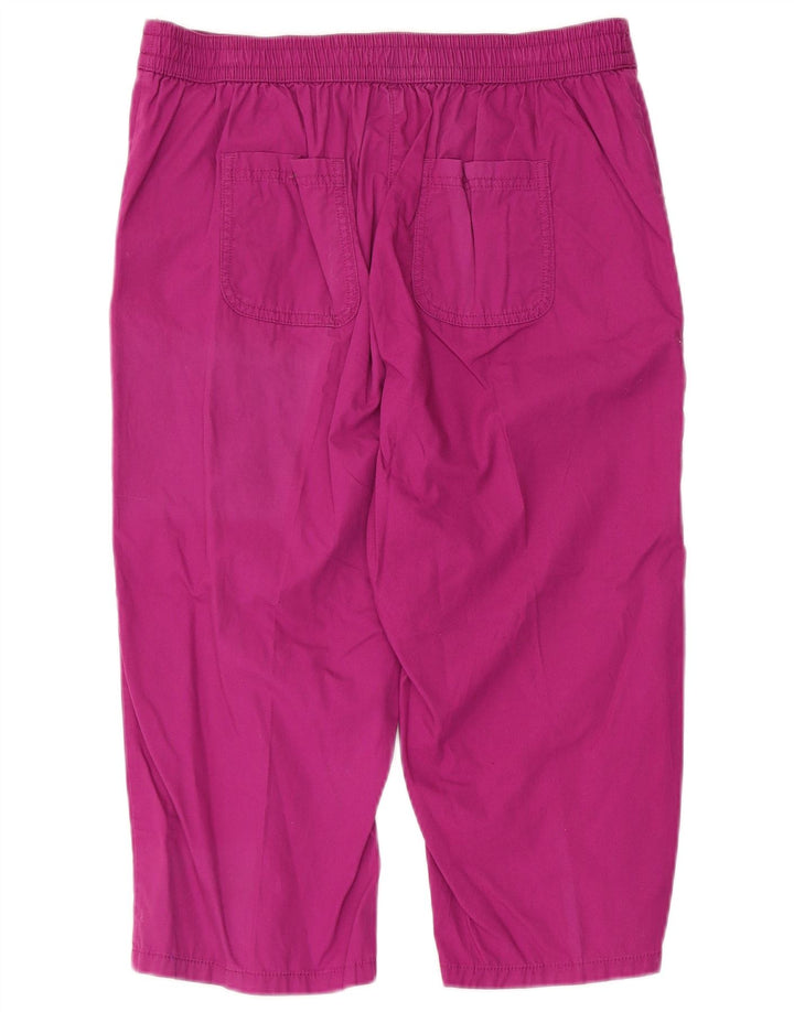 Pantaloni Capri pentru femei Marks & Spencer UK 12 Medium W30 L18 Violet