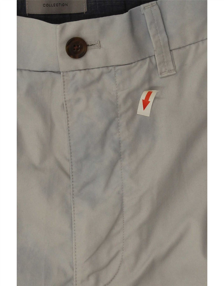 Pantaloni scurți chino pentru bărbați Marks & Spencer W34, bumbac gri mare