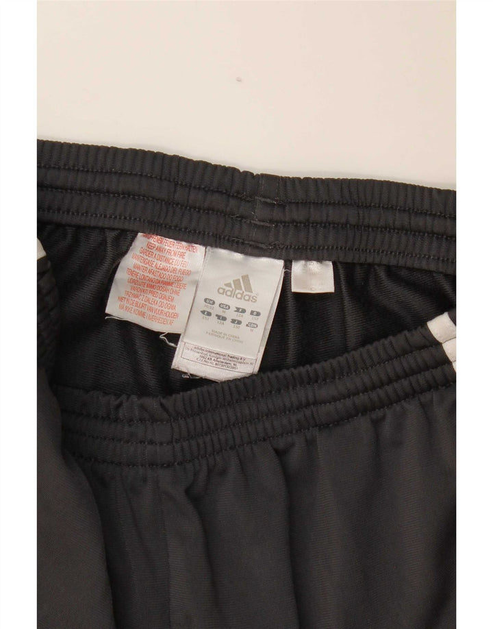 Pantaloni de trening Adidas pentru băieți 11-12 ani, gri, poliester color bloc