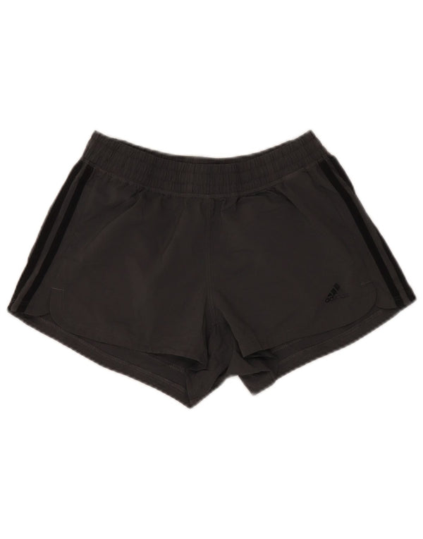 ADIDAS Womens Aeroready Sport Shorts UK 8 Small  Grey Polyester