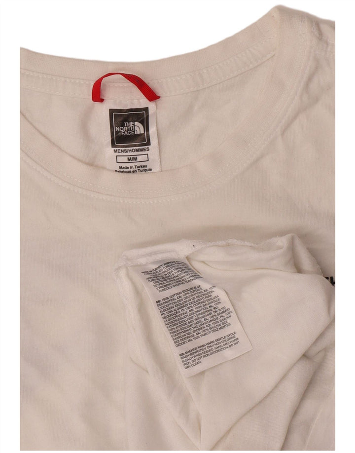 Tricou grafic pentru bărbați The North Face Top Medium White Bumbac