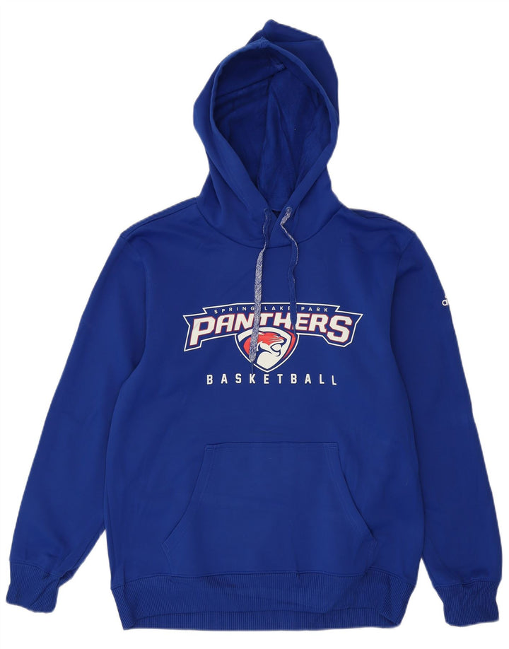 Jumper Adidas Panthers Graphic Hoodie pentru bărbați, poliester albastru mediu