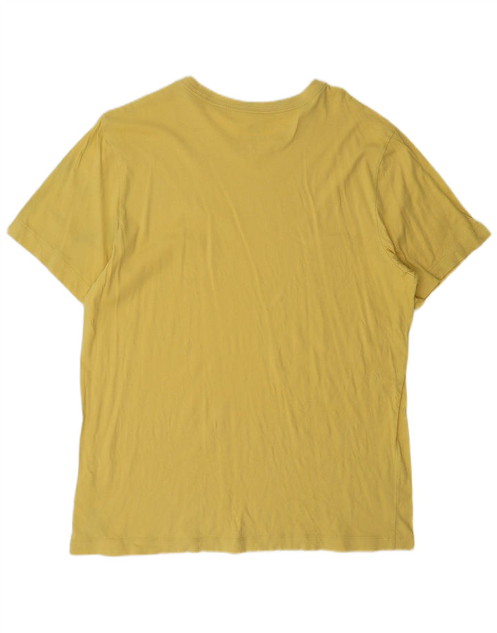 Tricou pentru bărbați Nike Top mare din bumbac galben