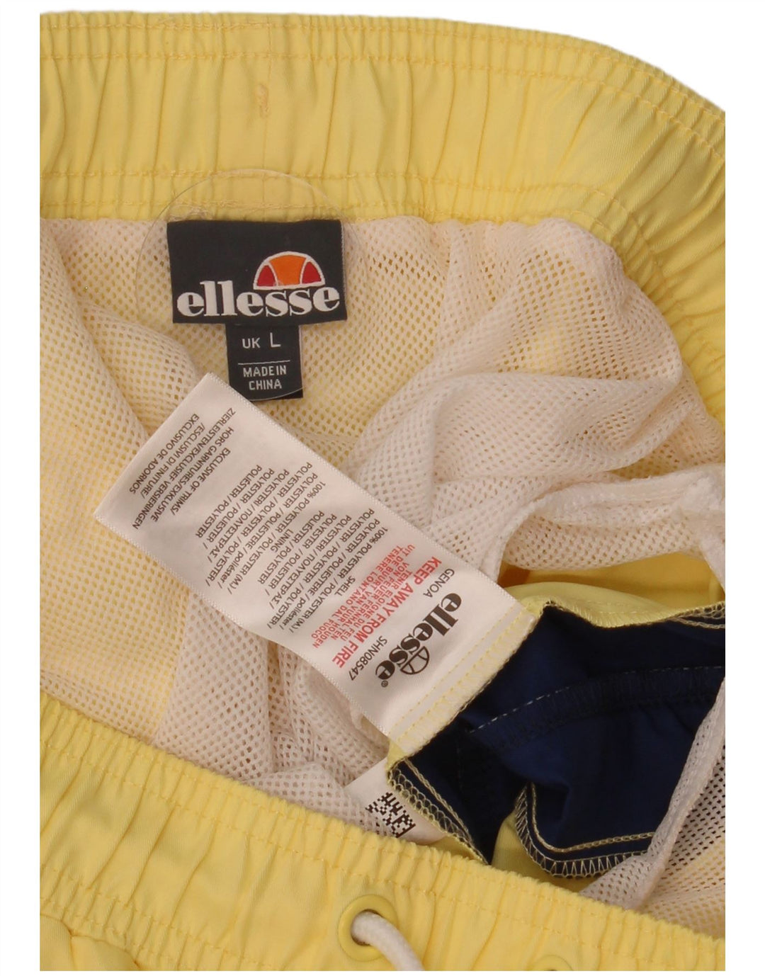 Pantaloni scurți de înot pentru bărbați Ellesse, mari, galben, din poliester