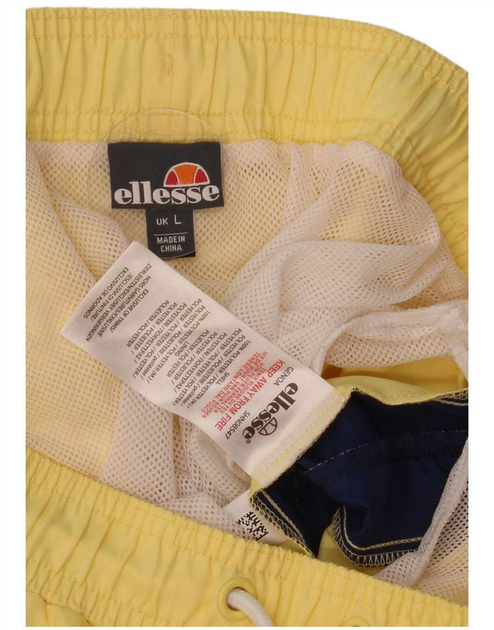 Pantaloni scurți de înot pentru bărbați Ellesse, mari, galben, din poliester