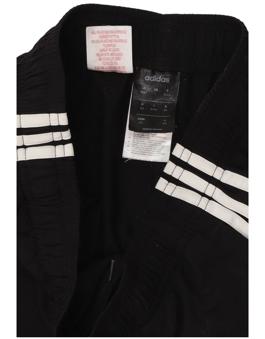 Pantaloni scurți sport adidas băieți 13-14 ani poliester negru