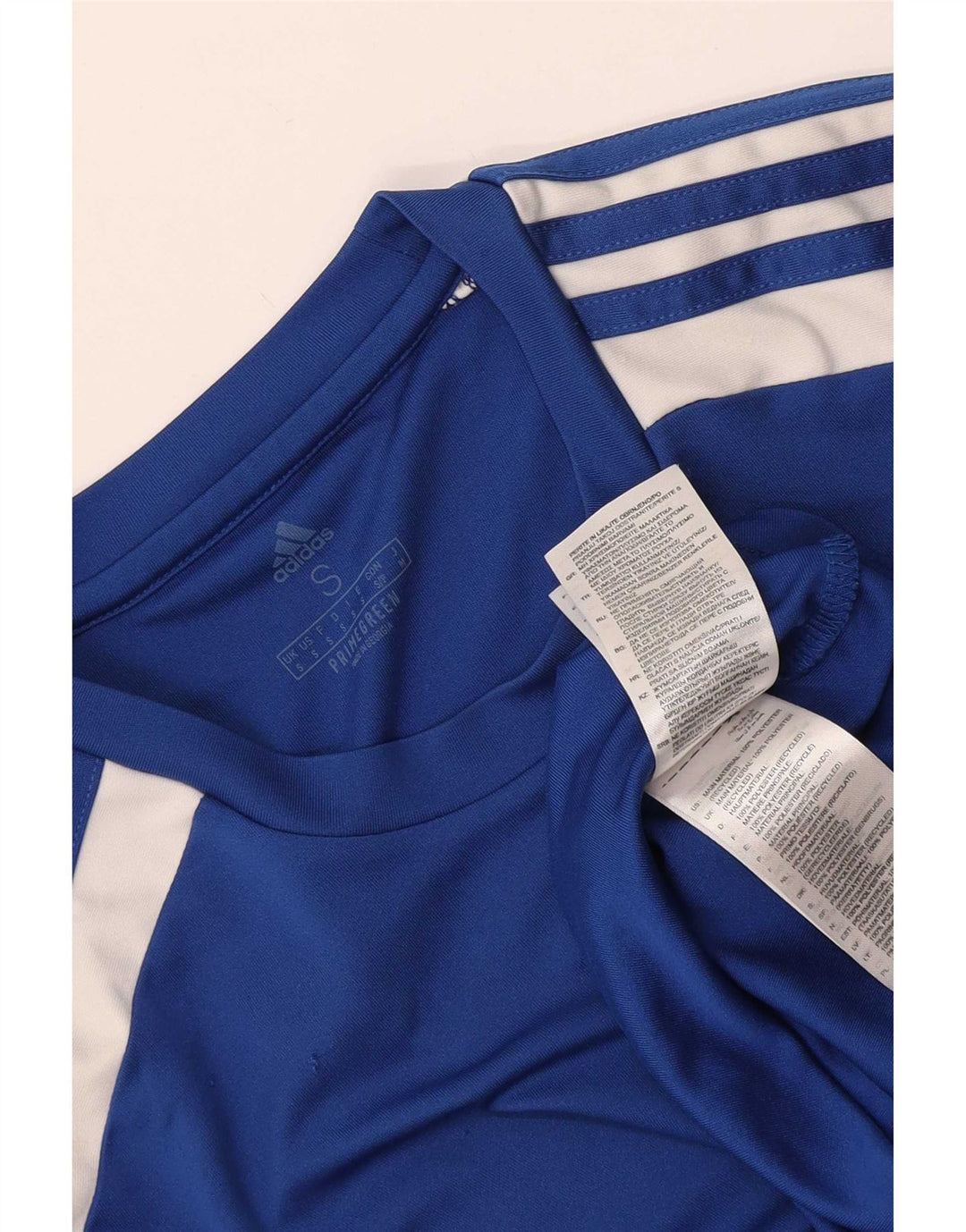 Tricou pentru bărbați Adidas Aeroready Top mic, albastru, poliester color bloc