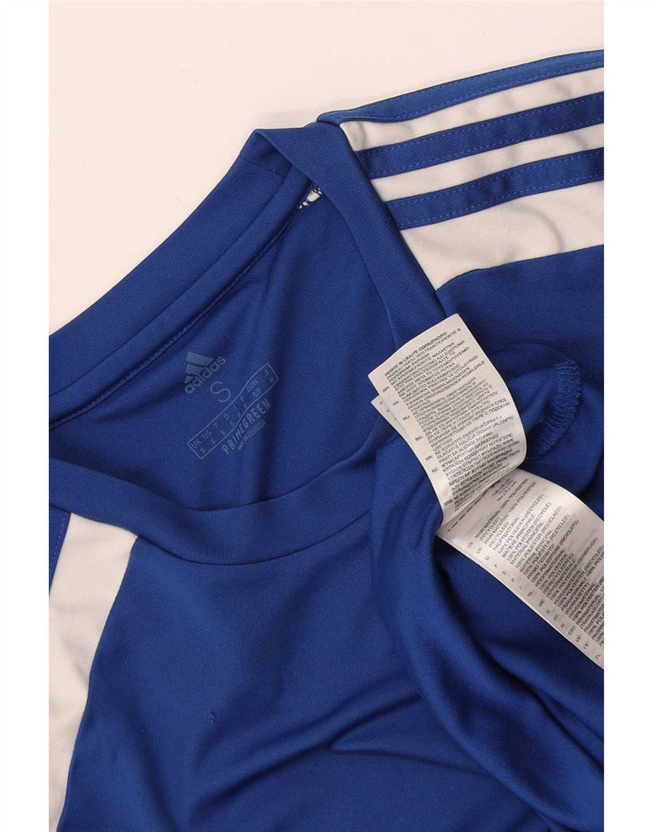 Tricou pentru bărbați Adidas Aeroready Top mic, albastru, poliester color bloc