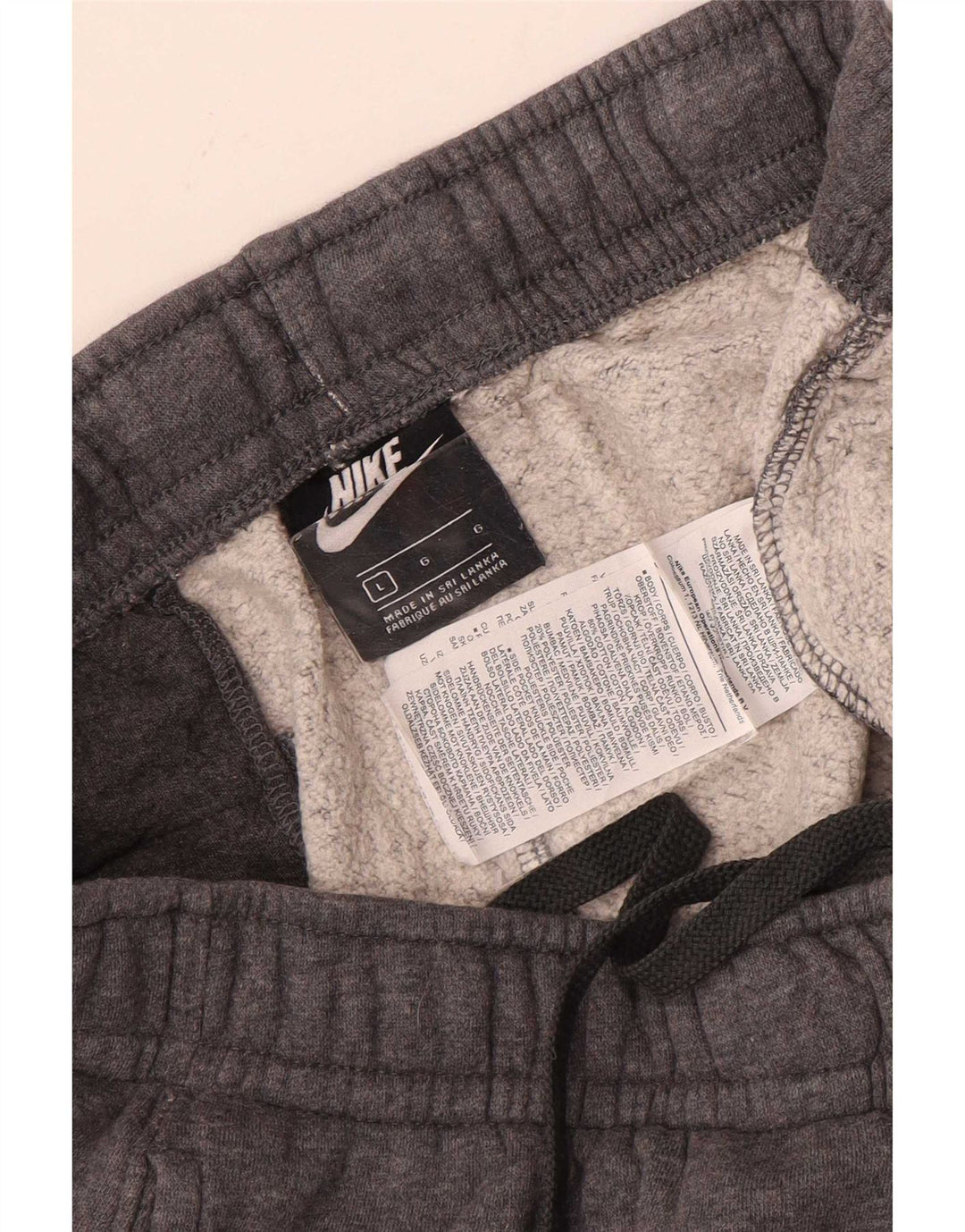 Pantaloni de trening Nike pentru bărbați, mari, gri, bumbac