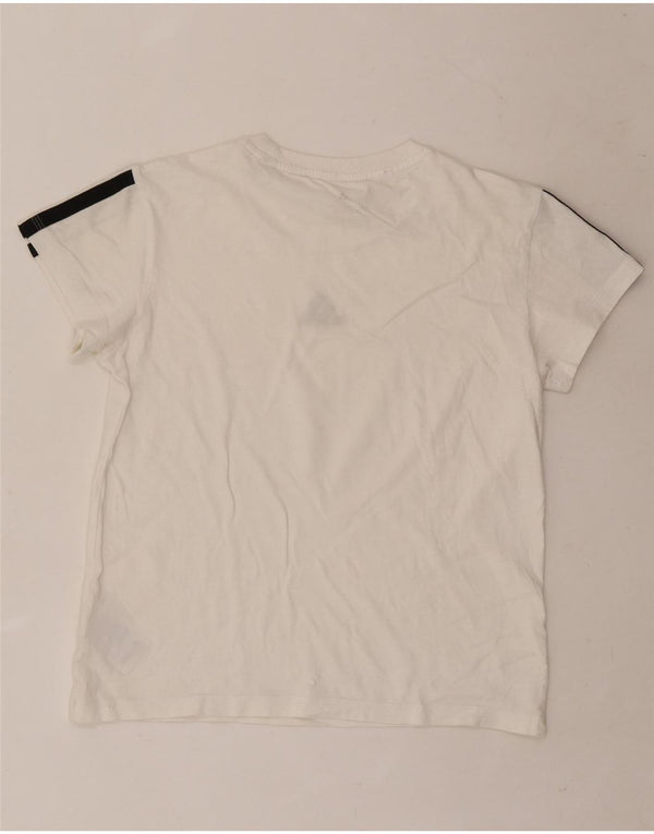 Tricou Băieți Adidas Top 14-15 Ani XL Bumbac Alb