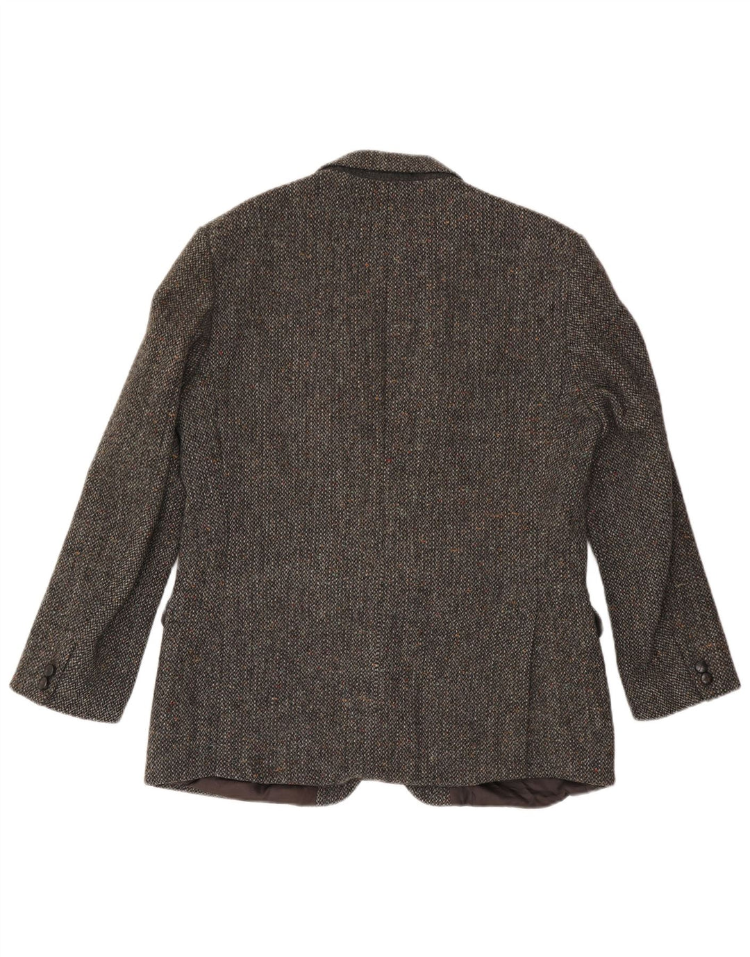 Jachetă pentru bărbați Harris Tweed, cu 2 nasturi, UK 42 XL, lână cu pete gri