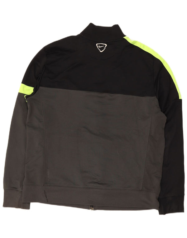 Jachetă de top pentru trening Nike Dri Fit pentru bărbați XL, gri, poliester color bloc