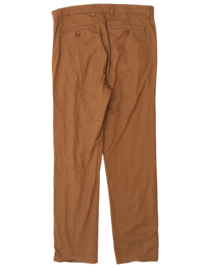 Pantaloni chino Ted Baker pentru bărbați, cu tăiere obișnuită, W32 L31, maro, în spinare