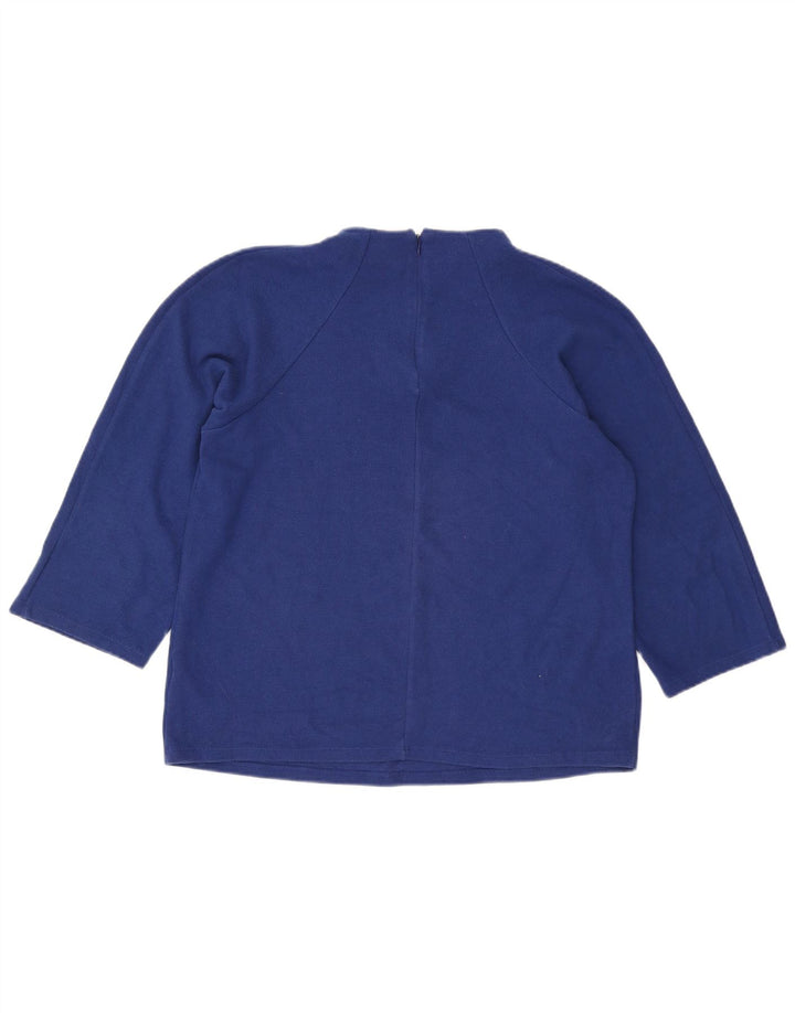 Marks & Spencer Top pentru femei cu mâneci 3/4 UK 16, mare, albastru, poliester