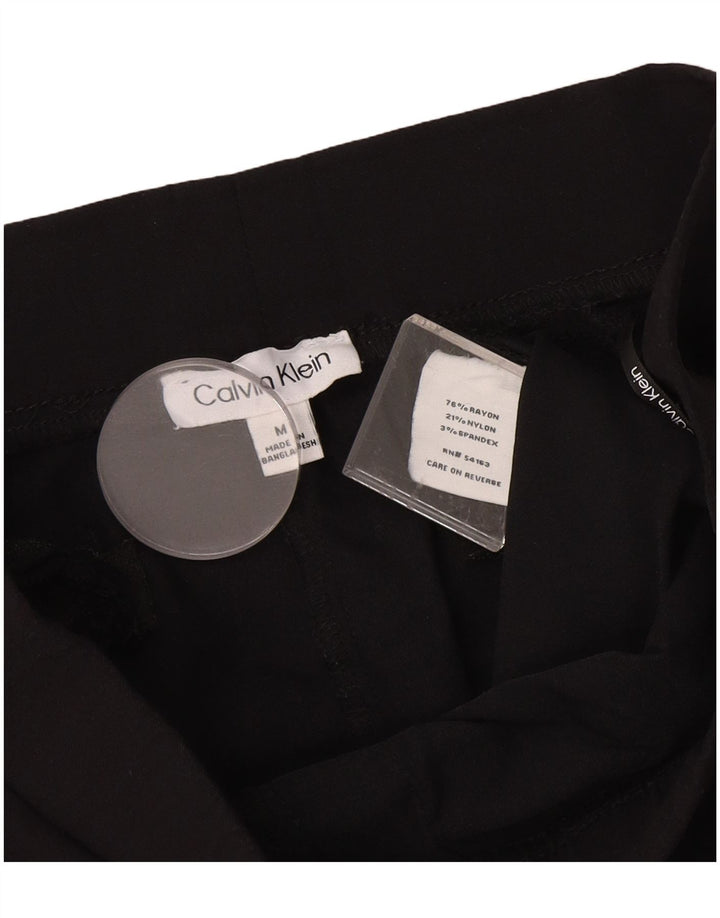 Pantaloni scurți casual pentru femei CALVIN KLEIN Medium W30 Rayon negru