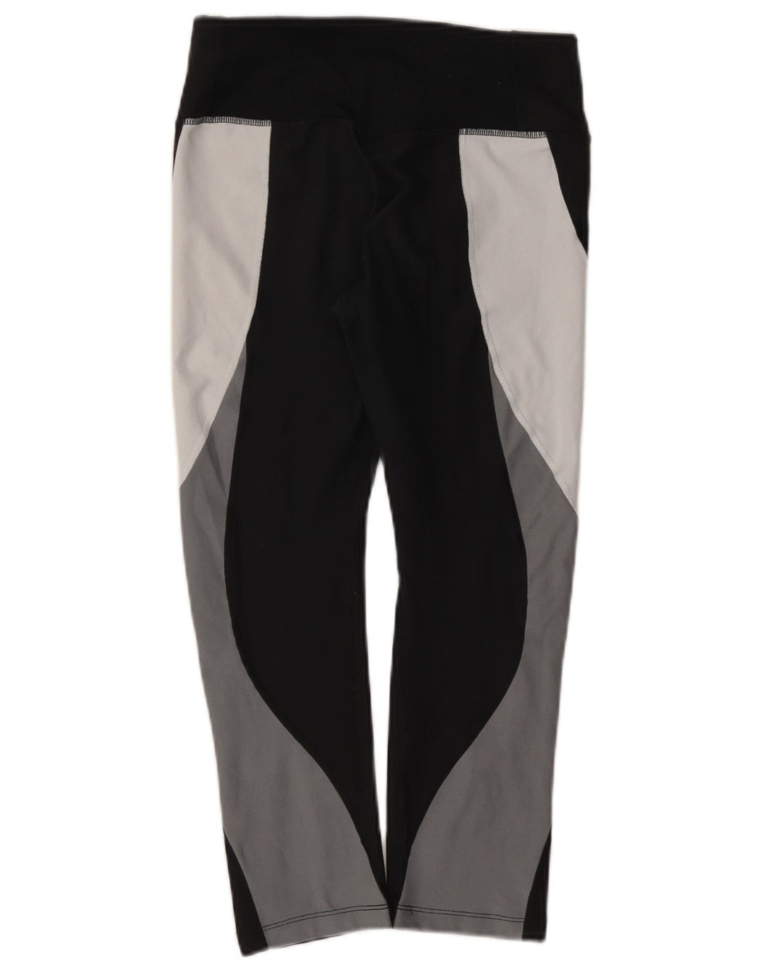 Leggings capri Nike Dri Fit pentru femei UK 10 Mic, negru, poliester color bloc