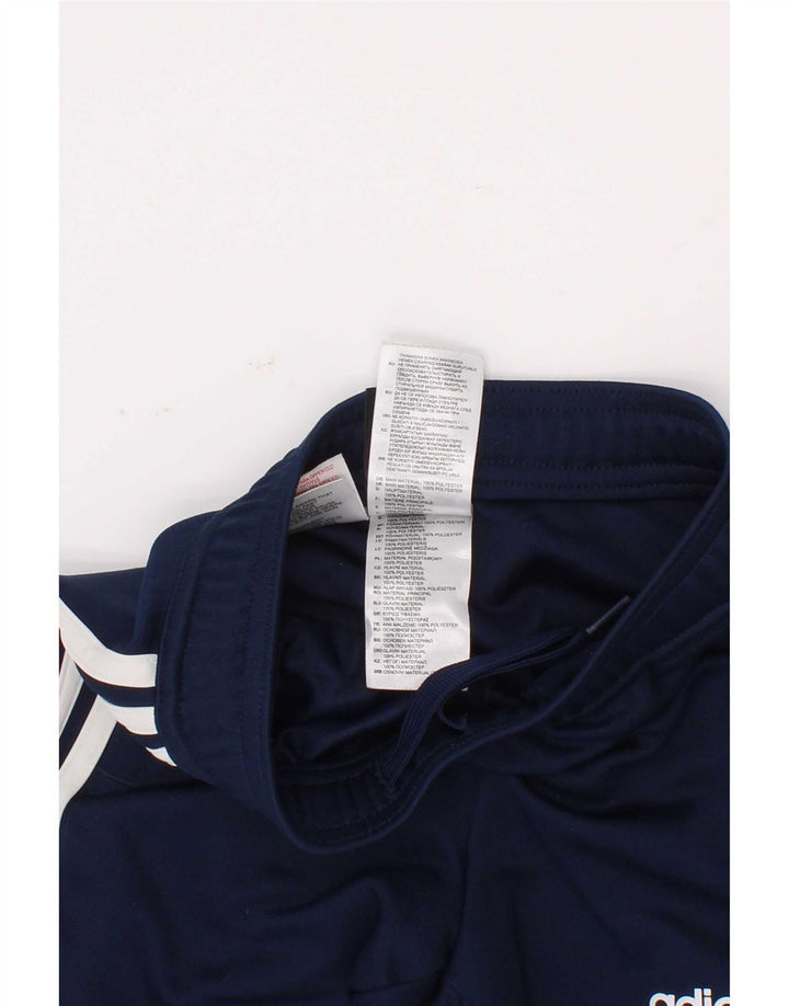 Pantaloni de trening Adidas Climalite pentru baieti 5-6 ani poliester bleumarin