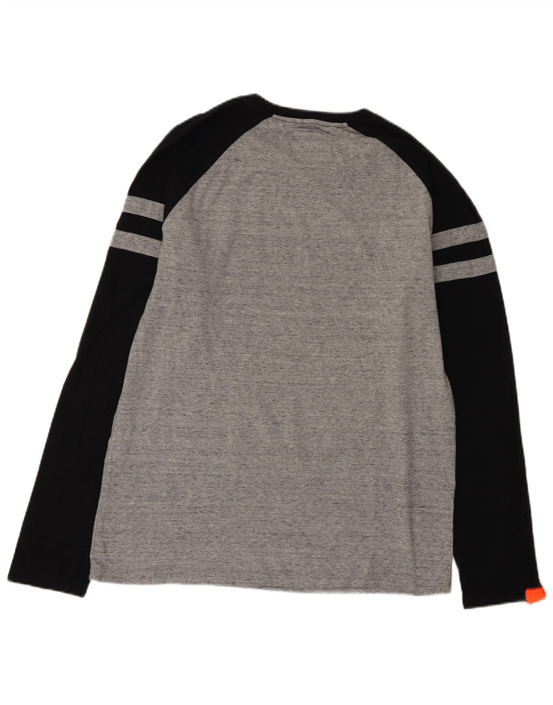 Top pentru bărbați Superdry cu mânecă lungă XL gri Colorblock