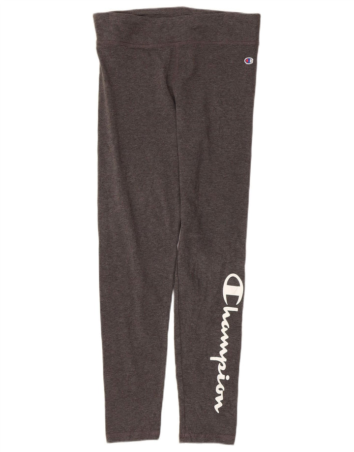 Leggings grafic Champion pentru femei UK 14, mare, gri bumbac