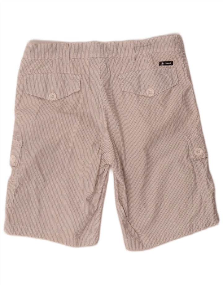 Pantaloni scurți cargo pentru bărbați Colmar IT 48 Medium W32 Bumbac cu dungi gri