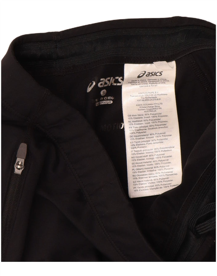 Leggings pentru femei Asics UK 8 Small Negru Geometric Poliamidă