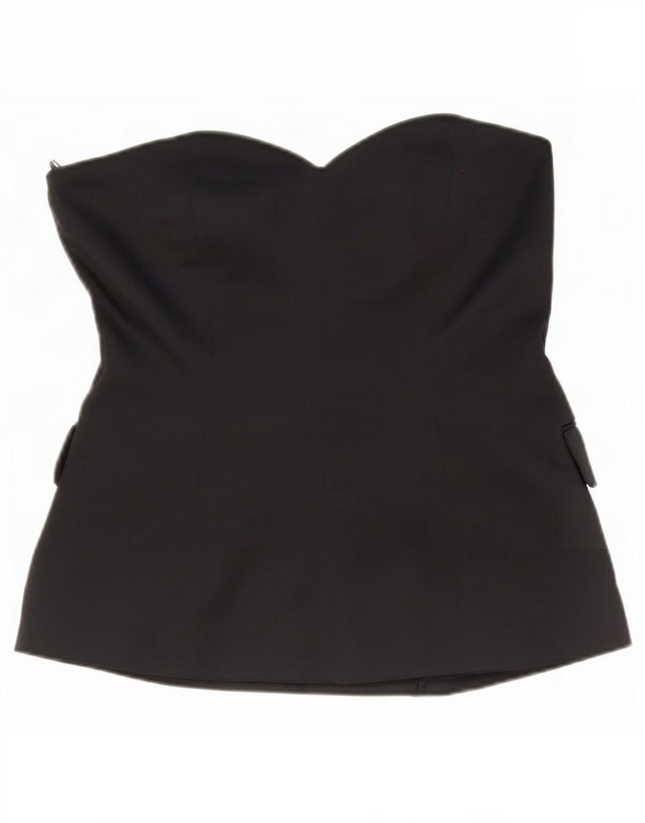 Top fără bretele pentru femei Zara UK 14 Large Black