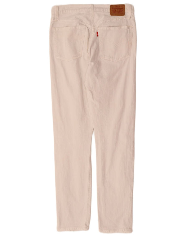 Blugi Levi's Boys 501 Slim Drepți 13-14 Ani W26 L30 Alb Bumbac