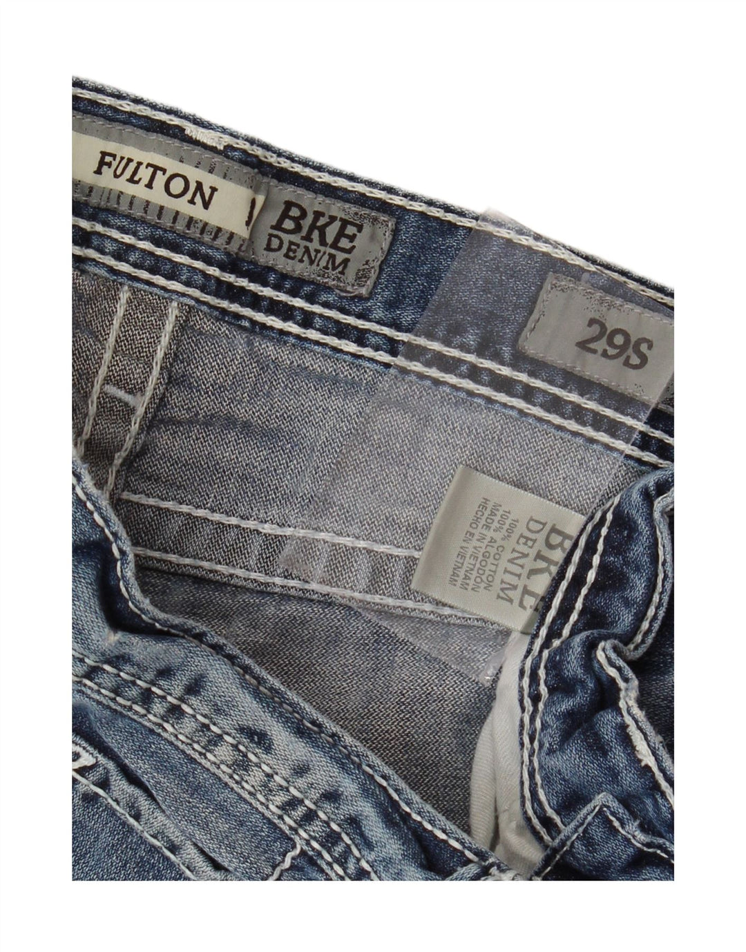 Blugi BKE Fulton Bootcut pentru femei W29 L29 Bumbac albastru