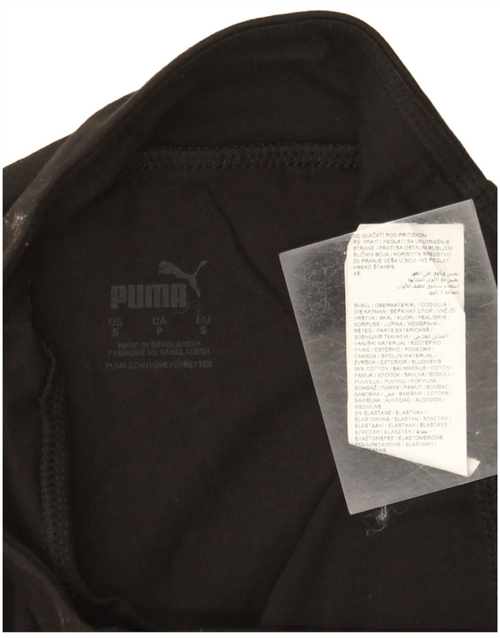 Leggings grafic Puma pentru femei UK 8 Small Black Bumbac