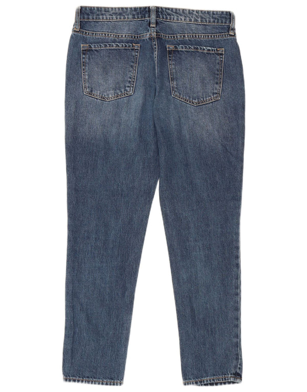 Blugi Gap Femei Sexy Boyfriend Slim W25 L27 Bumbac Albastru