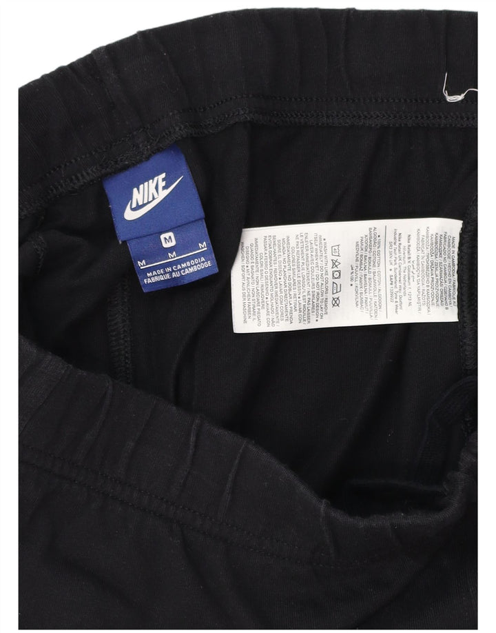 Pantaloni scurți sport NIKE pentru bărbați, bumbac mediu negru