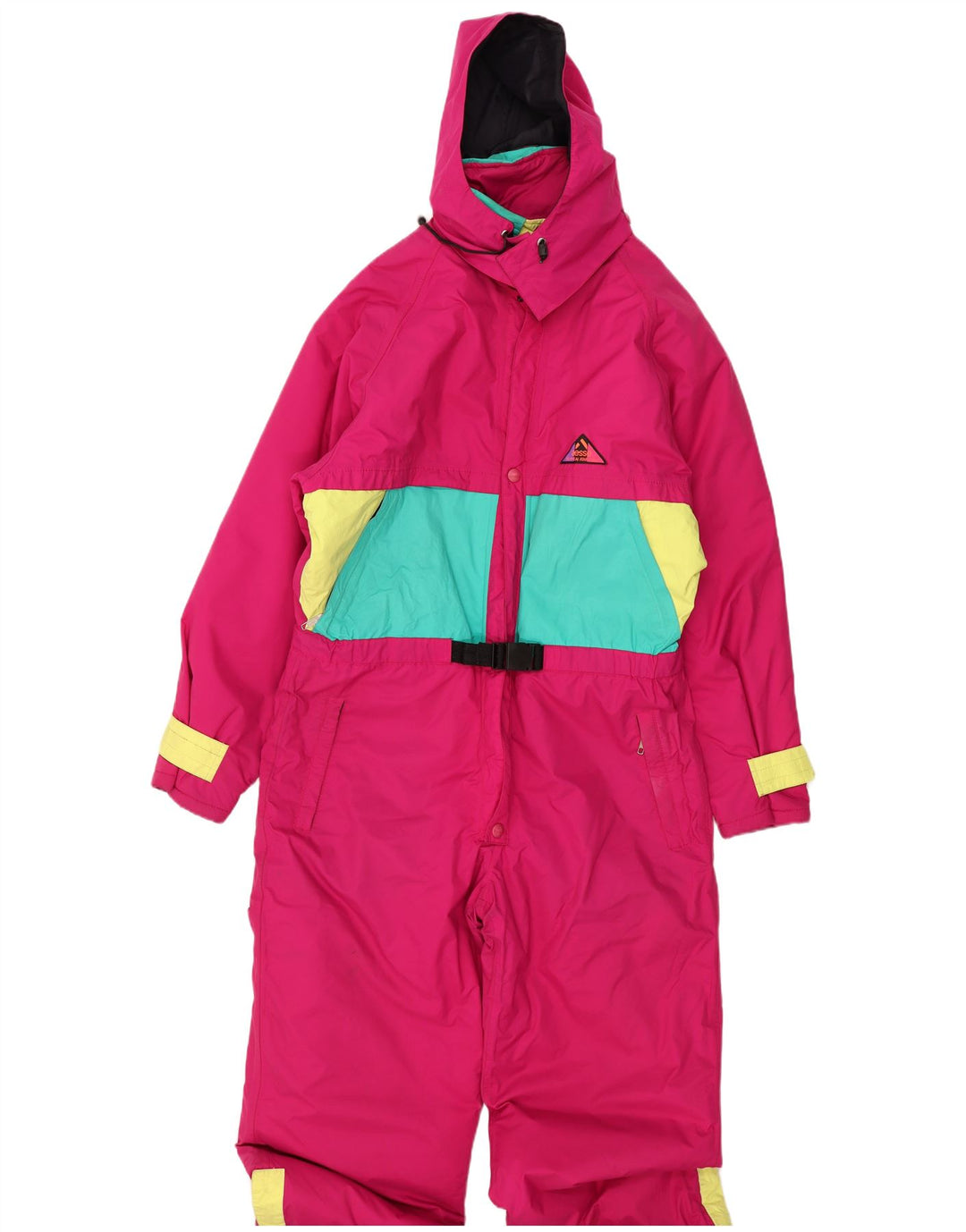 Salopetă de schi pentru bărbați Aesse, cu glugă, XL, roz colorblock