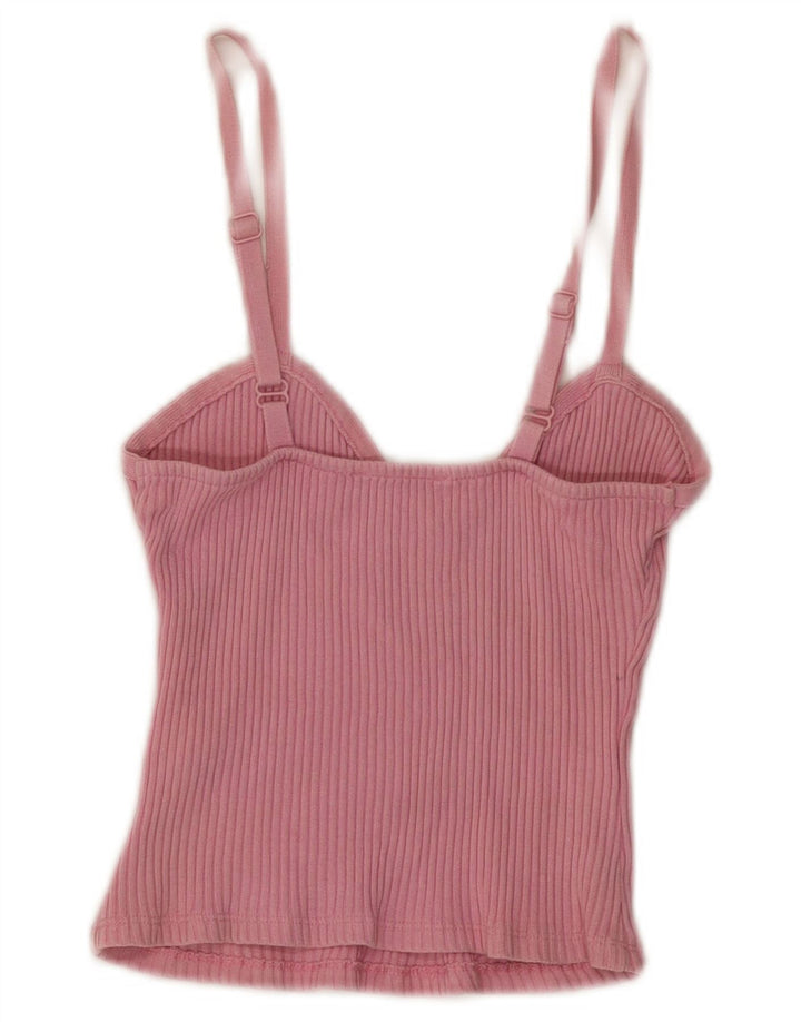 Top Crop pentru femei Zara UK 8 Small Pink