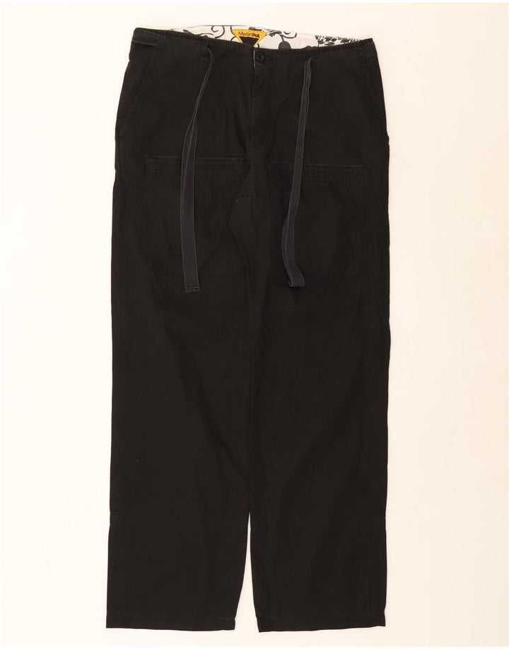 Pantaloni cargo drepti pentru bărbați Meltin' Pot W33 L32 negri