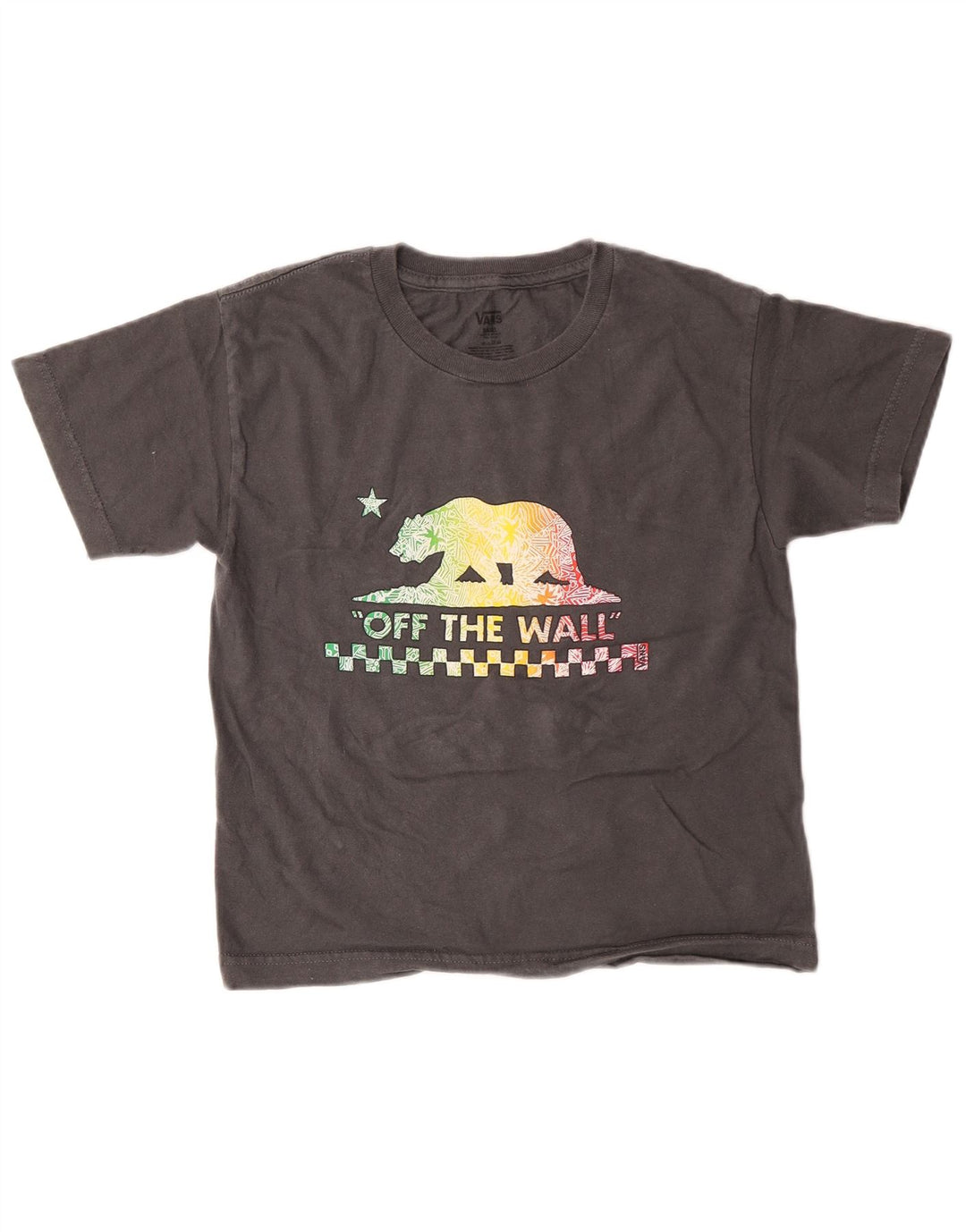 Tricou grafic Vans pentru baieti Top 8-9 ani mic gri