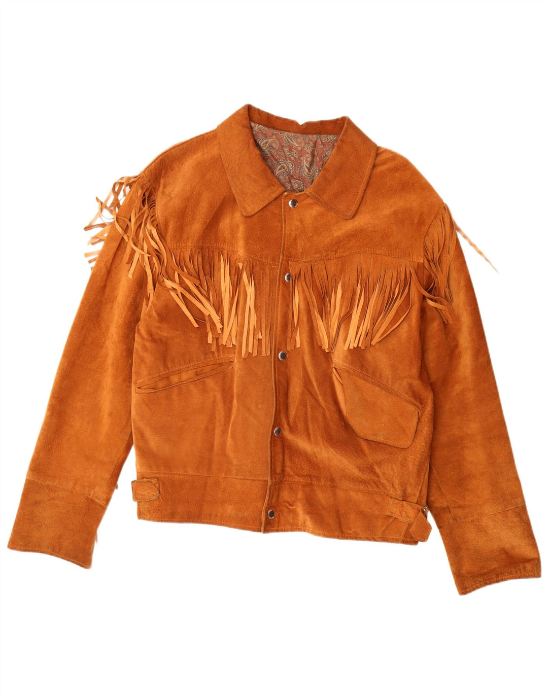 Jachetă vintage pentru bărbați din piele intoarsa IT 50 Large Brown