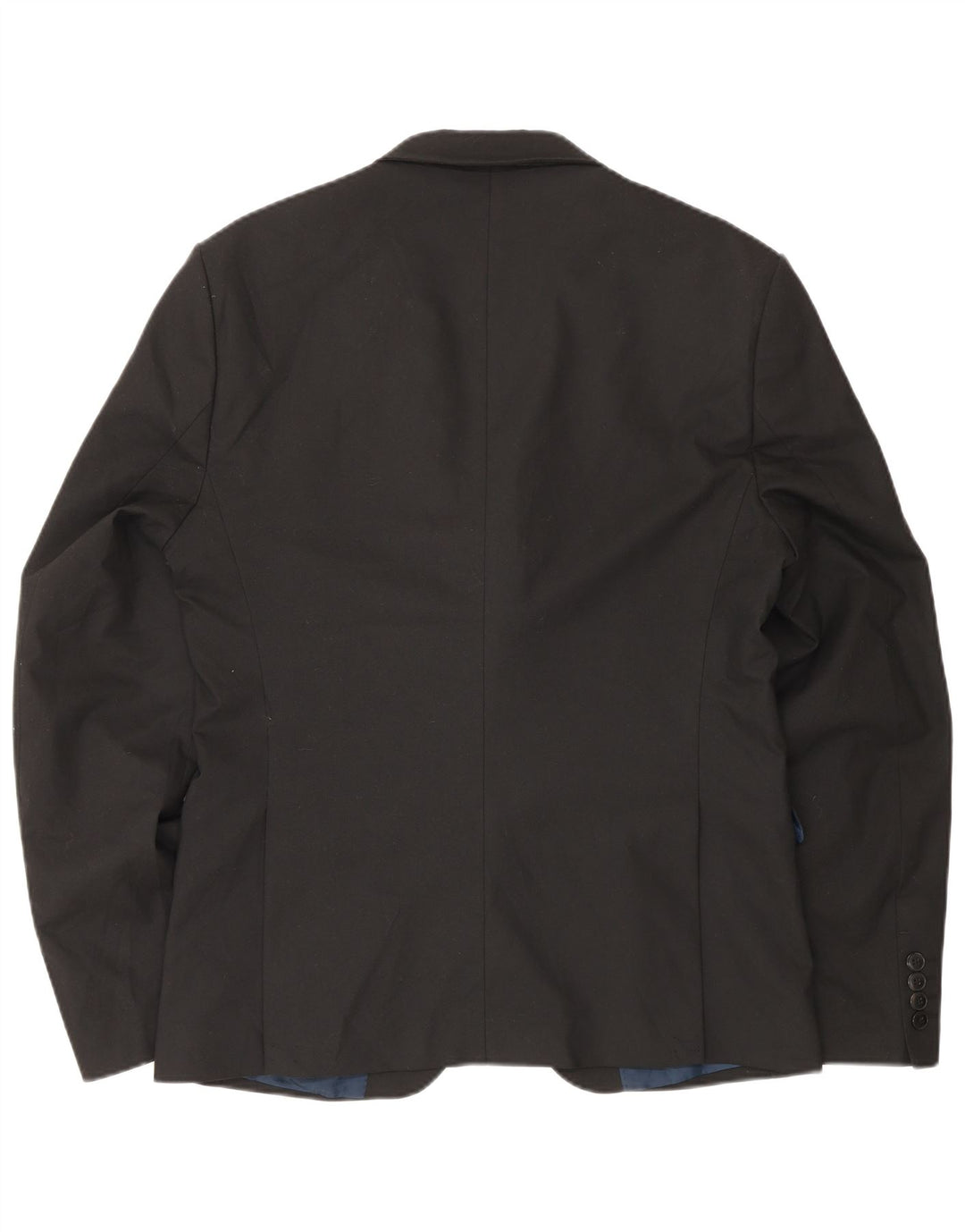 Blazer pentru bărbați Zara cu 2 nasturi EU 50 Poliester mediu negru