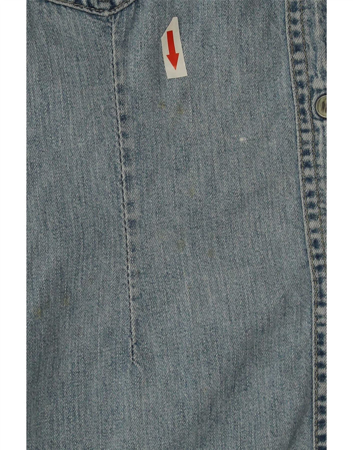 Cămașă din blugi Wrangler pentru femei UK 14 Large Blue
