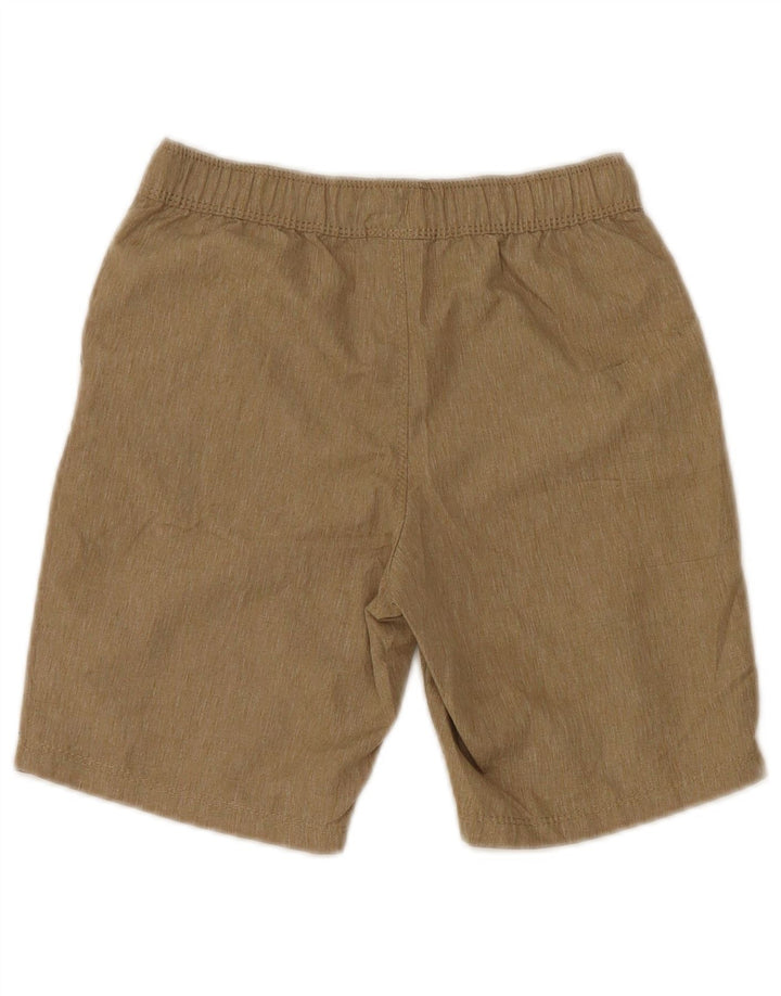 Pantaloni scurți sport Hurley pentru băieți 8-9 ani, maro, poliester