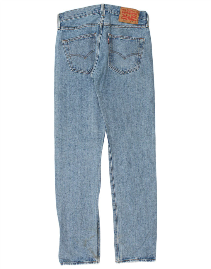 Blugi drepti pentru bărbați Levi's 501 W28 L32 Bumbac albastru