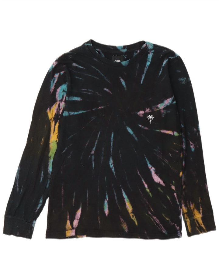 Top cu mânecă lungă pentru bărbați Vans XS Black Tie Dye